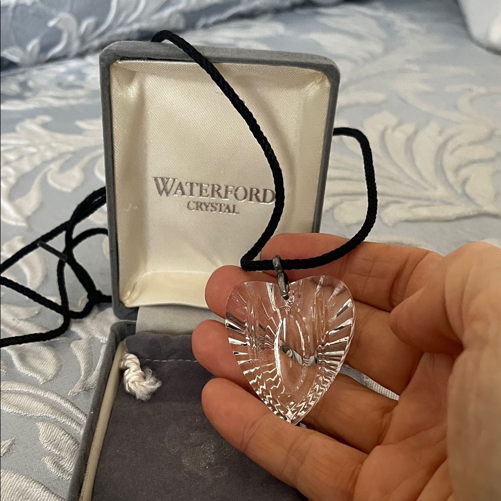 Waterford Crystal Heart Necklace